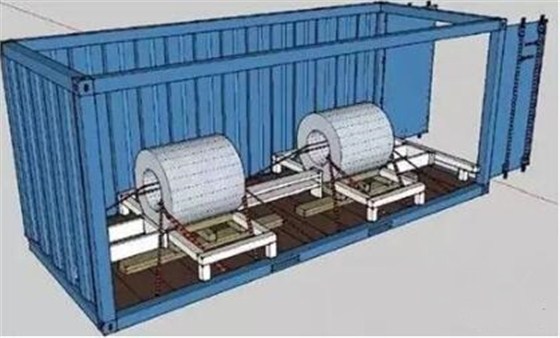 集装箱装载卷钢货物装载建议、装箱方案