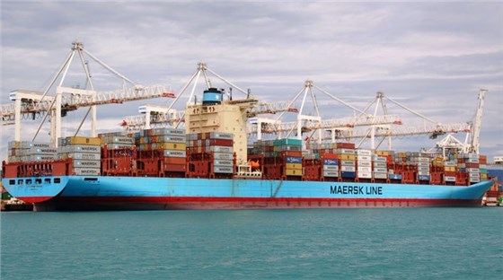 GERNER MAERSK发生事故，五个集装箱全部损坏