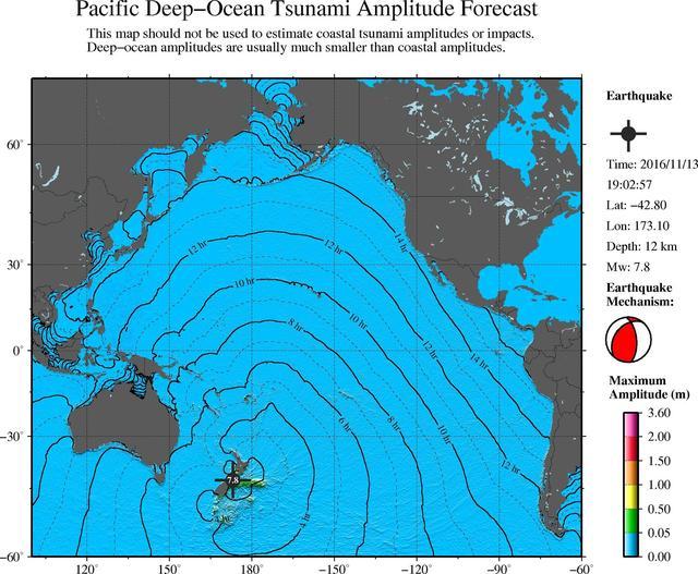 注意！新西兰强震引发海啸