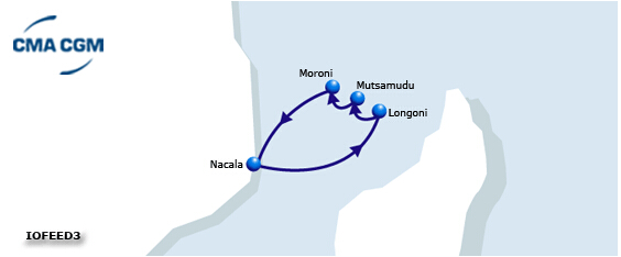 达飞轮船改造印度洋环线网络