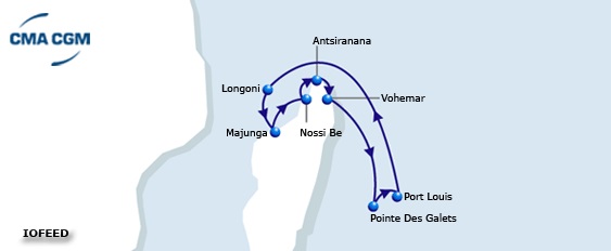 达飞轮船改造印度洋环线网络