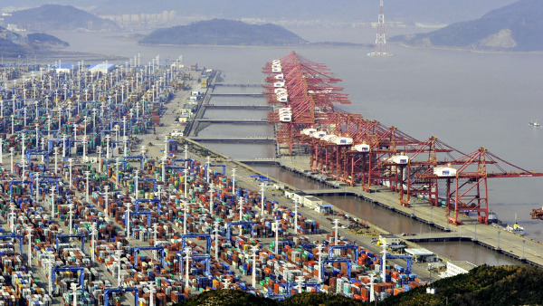 第三季度中国港口集装箱吞吐量同比增5.44%