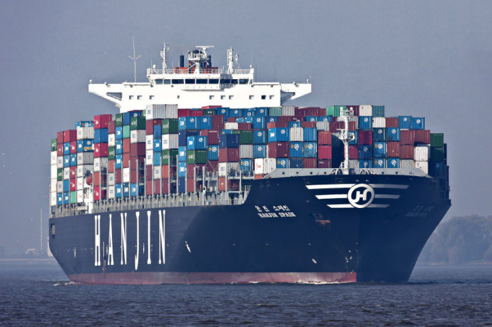 韩进海运出售4艘巴拿马型集装箱船