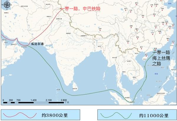 一带一路分析：中国战略访问巴基斯坦瓜达尔港口