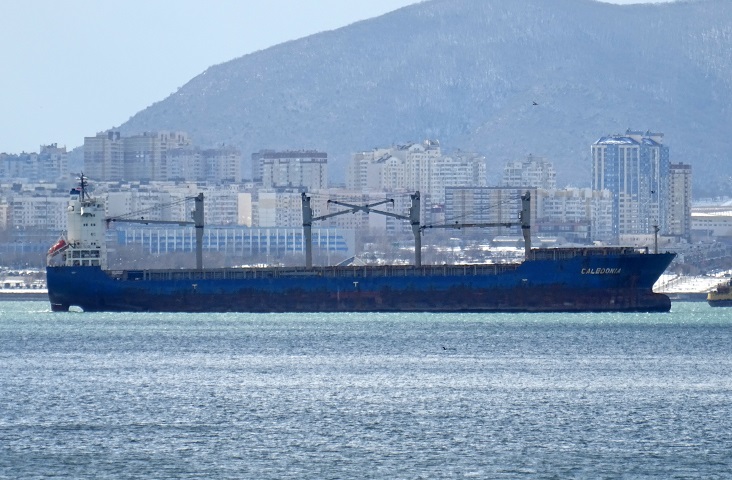 杂货船Caledonia号在康斯坦察港搁浅 杂货船Caledonia号在康斯坦察港搁浅