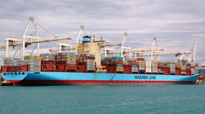 GERNER MAERSK发生事故,五个集装箱全部损坏 GERNER MAERSK发生事故,五个集装箱全部损坏