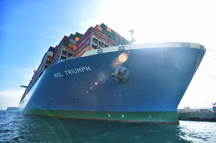 THE联盟在超大型船舶方面远远落后其他联盟 THE联盟在超大型船舶方面远远落后其他联盟